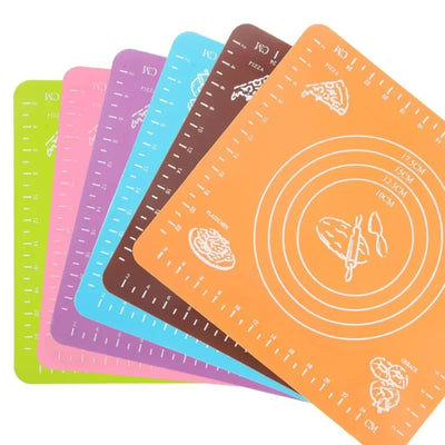 Silicone Mat Kitchen Kneading Dough Baking Mat Dough Pads Slip Baking Roller Surface and Surface Pads Tools Sheet Accessories