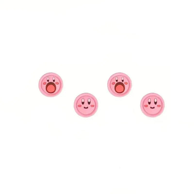 4PCS CUTE PINK SILICONE THUMB STICK GRIPS – JOYSTICK CAPS FOR SWITCH, OLED, & LITE CONTROLLERS