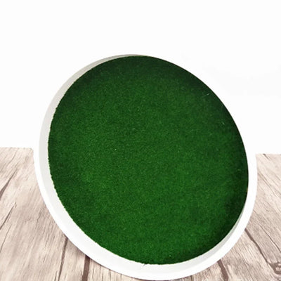 Artificial Lawn Vase White Plastic Thick Plant Green Bonsai Ornament Flower Pot Home Garden Decor Wedding Party