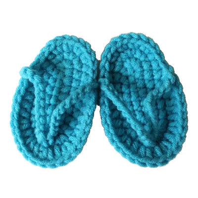Newborn Photography Props Mini Crocheted Babies Slippers Photo Tools W3JF