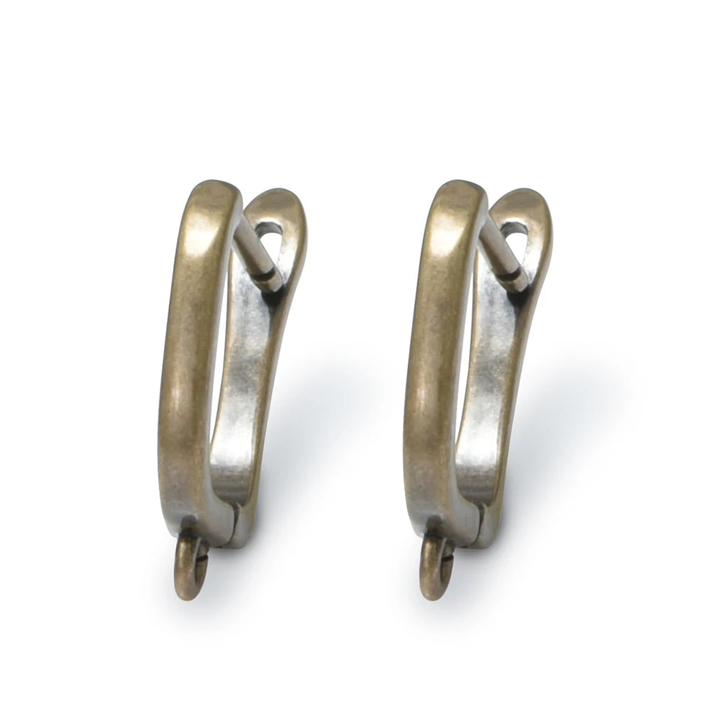 Bronze Musical Note Earrings Findings For DIY Jewelry Earring Hooks Accessory for Jewelry Handmade  Making Supplies