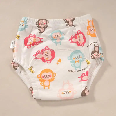 Newborn Training Pants Baby Shorts Solid Color Washable Underwear BABY Boy Girl Cloth Diapers Reusable Nappies Infant Panties