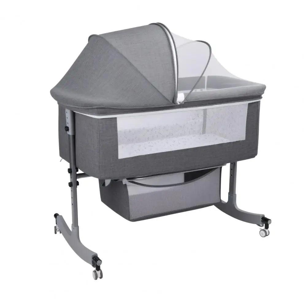 Kids Cot Baby Crib Cradle Newborn Movable Portable Nest Crib Baby Travel Bed With Mosquito Net Sleeping Bed Baby Rocking Kid Bed