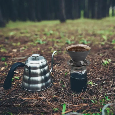 Portable Collapsible Coffee Filter Silicone Drip Coffee Tea Holder Funnel Basket Reusable Tea Pot Cake Cup Coffee Filter Dripper