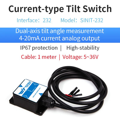 WitMotion HWT9053 AHRS 3-Axis Acceleration+Gyro+Euler Point+Mag filed, built in MMC3630 Mag filed chip and  IP67 Waterproof
