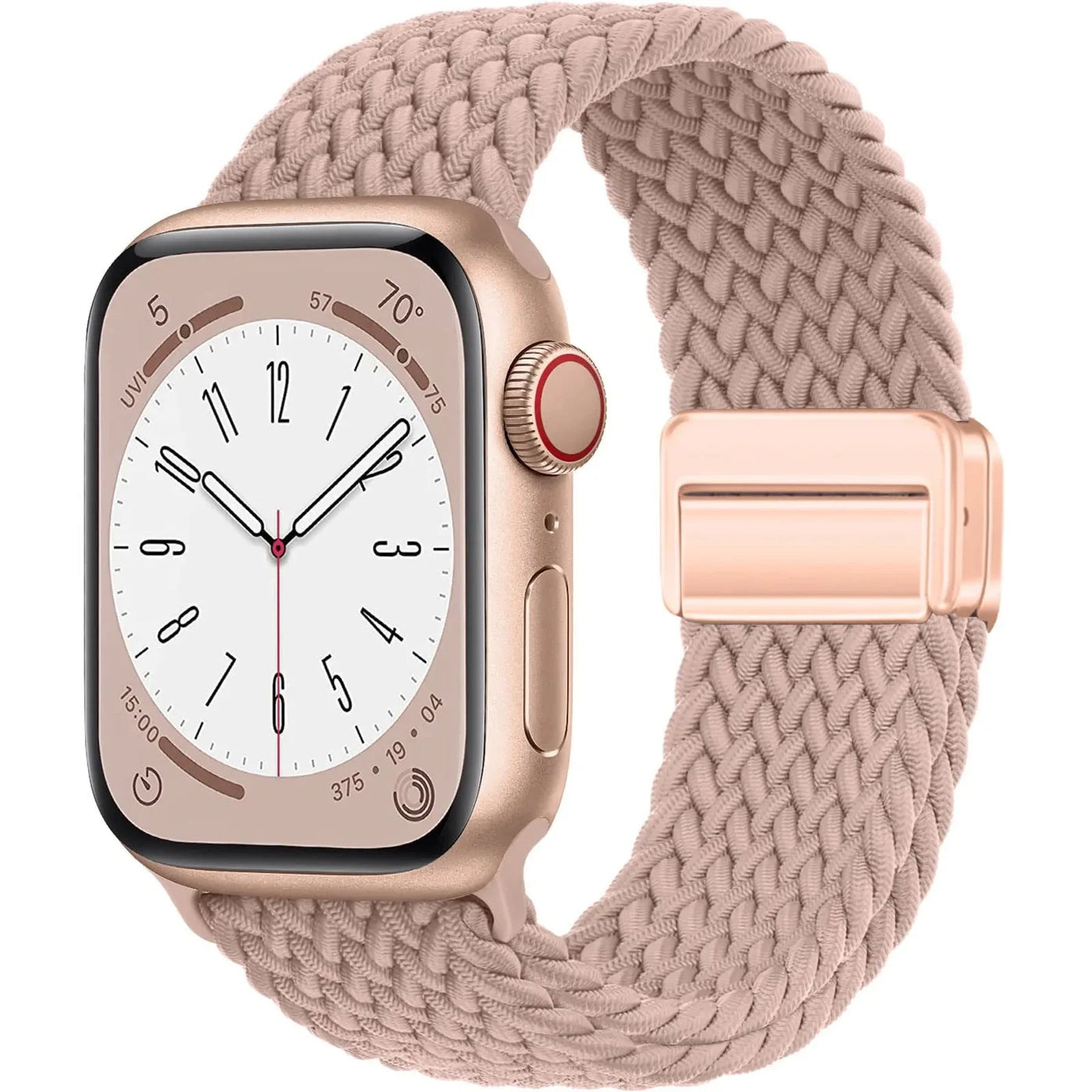 Braided Strap For Apple Watch Band 40mm 45mm 41mm 44mm 49mm 38 magnetic buckle Nylon Bracelet iWatch series se 7 5 6 8 9 Ultra 2
