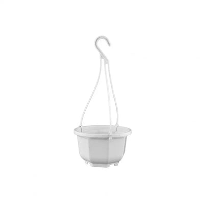 Plastic Holes Octagonal Flowerpot Anti-sun Hanging Flower Pot With Hook Reusable Corrosion-resistant Plant Pot For Garden