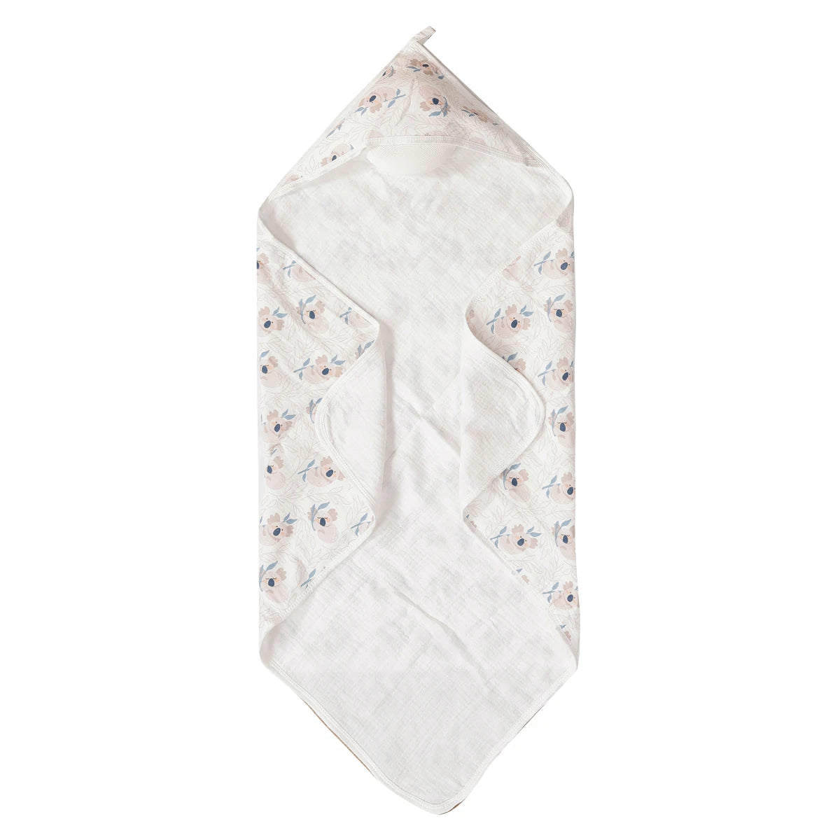 Elinfant Baby Bath Towels Soft Newborn Hooded Towel Blanket,100% Cotton Crepe Cloth Baby Bathrobe