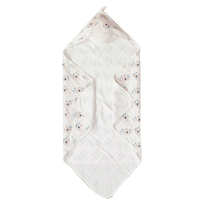 Elinfant Baby Bath Towels Soft Newborn Hooded Towel Blanket,100% Cotton Crepe Cloth Baby Bathrobe