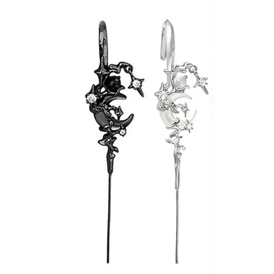 Novelty Star Moon Earring Elegant Fashion Dangle Stud For Daily Wear Earrings For Women Earrings Women's Earrings Jewelry