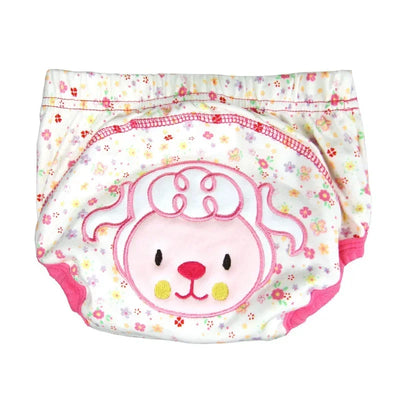 Mother Kids Baby Bare Cartoon Pattern Cloth Diapers Unisex Reusable Washable Infants Children Cotton Training Panties Diapering