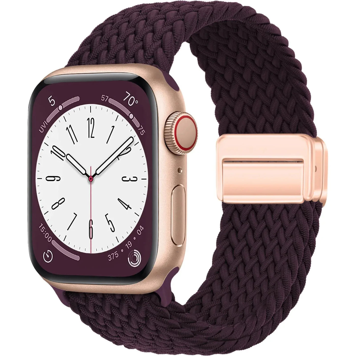 Braided Strap For Apple Watch Band 40mm 45mm 41mm 44mm 49mm 38 magnetic buckle Nylon Bracelet iWatch series se 7 5 6 8 9 Ultra 2