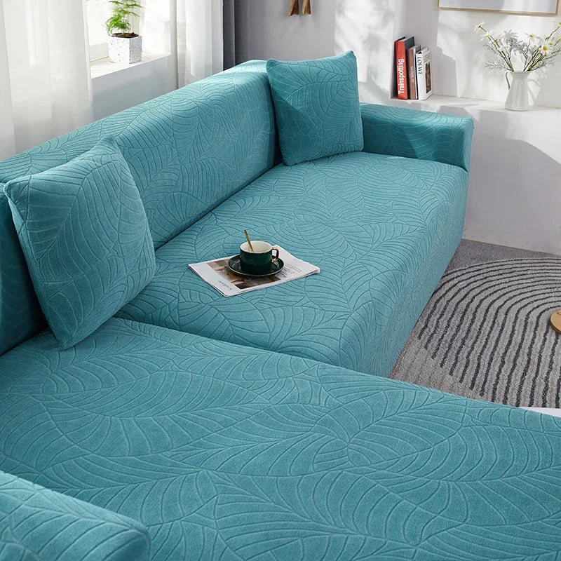 JACQUARD THICK ELASTIC SOFA COVER – 1/2/3/4 SEATER & L-SHAPED CORNER SOFA COVER FOR LIVING ROOM