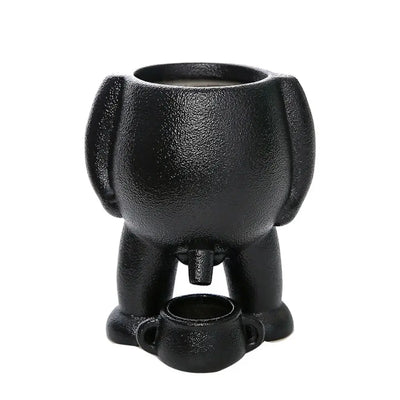 Funny Resin Funny Flowerpot Creative Piss Pot Shape Flower Pots With Drainage Holes Figure Vases for Home Office Decor