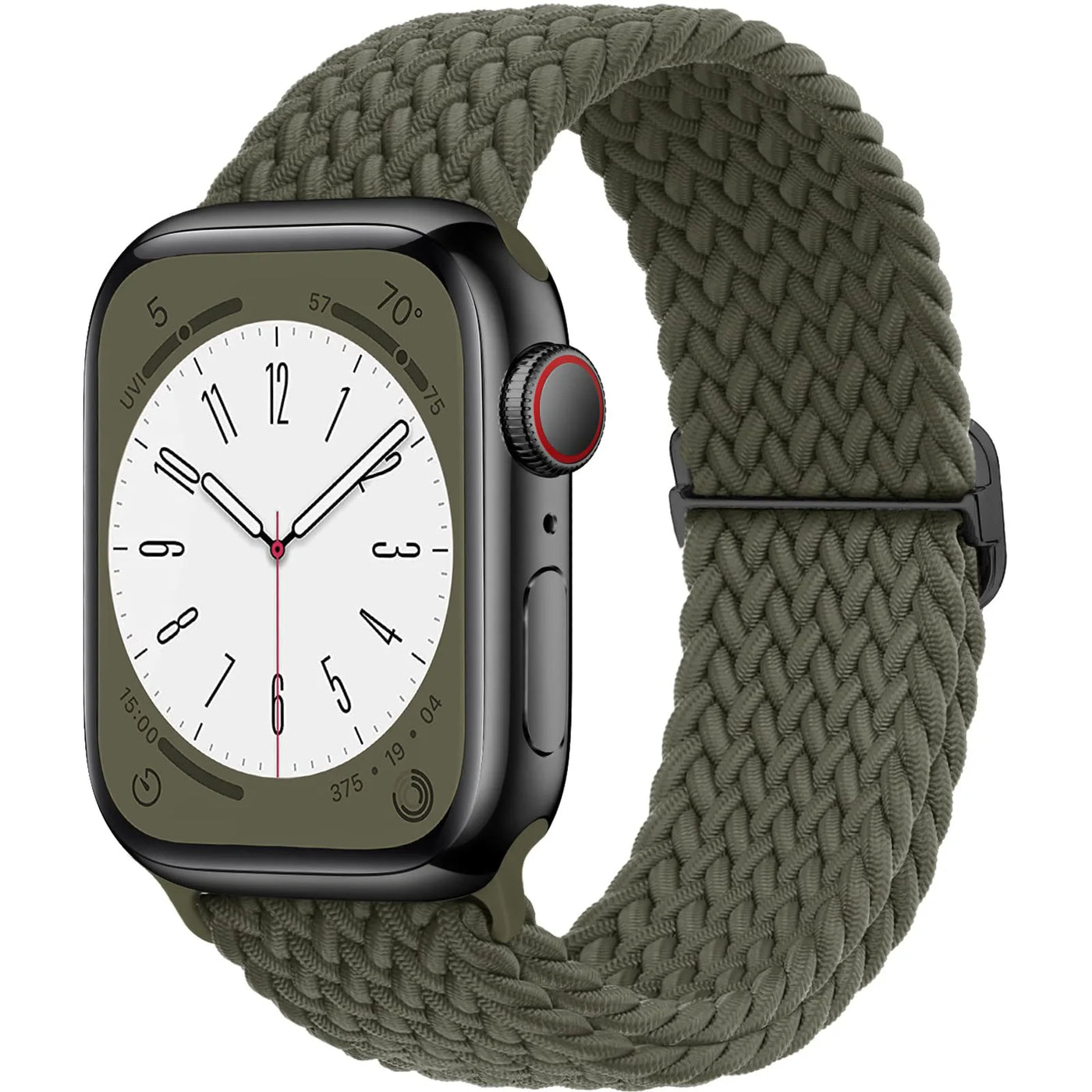 Braided Solo Loop For Apple watch band 45mm 44mm 40mm 49mm 38 41mm Elastic correa bracelet series 8 9 5 4 3 SE 6 7 Ultra 2 strap