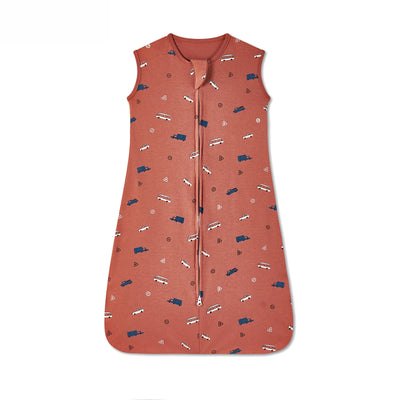 New Cotton Fabric Baby Sleeping Bags Sleeveless Vest Newborn Child Anti-kick Quilt Summer Thin Two Way Zipper Baby Sleeping Sack