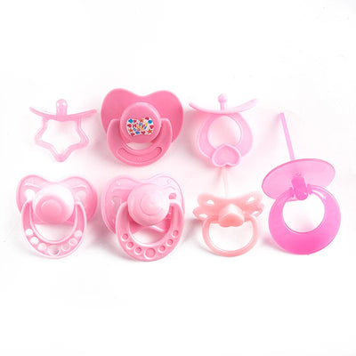 2Pcs/set Lovely Doll Pacifier Doll Play House Supply Dollhouse Dummy Nipple Kids Toy Dohllhouse Doll Baby AccessoryКукольный Дом