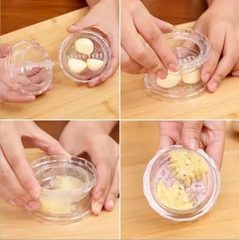 MULTIFUNCTIONAL MANUAL GARLIC PRESS – HANDHELD CRUSHER & CHOPPER KITCHEN TOOL