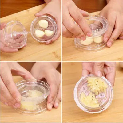 MULTIFUNCTIONAL MANUAL GARLIC PRESS – HANDHELD CRUSHER & CHOPPER KITCHEN TOOL