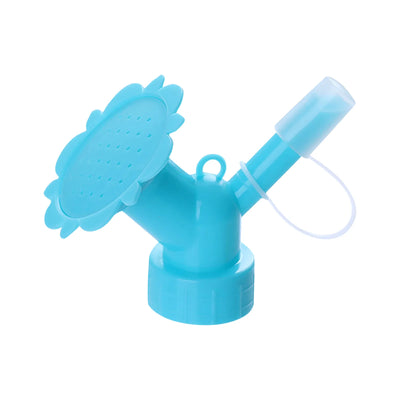 Bottle Cap Sprinkler Dual Head Bottle Watering Spout Watering Can Sprinkler Head Portable Plastic Plant Nozzles Garden Plant