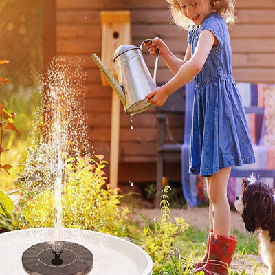 New Solar Water Fountain Pool Pond Waterfall Garden Decoration Buildings Outdoor Bird Bath For Solarna Panel Powered Water Pump