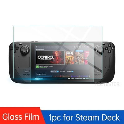 PREMIUM TEMPERED GLASS SCREEN PROTECTOR FOR VALVE STEAM DECK – 9H ANTI-SCRATCH GUARD FILM