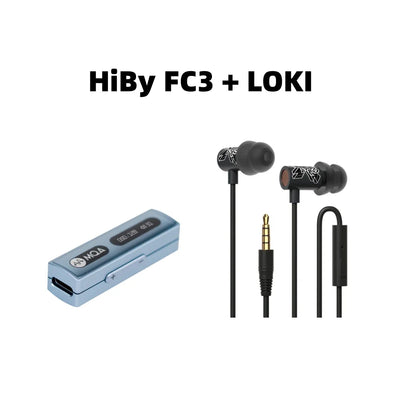 HiBy FC3 MQA Dongle Type C to 3.5mm 112mW Output USB DAC Audio HiFi Decoder Headphone AMP PCM384 DSD128 for Android iOS Win10