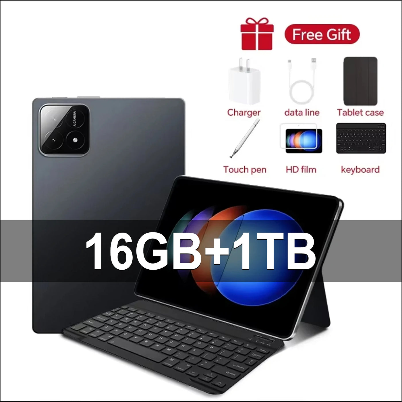 2024 Original Xioami Pad 6S Pro Tablet Android14 Snapdragon888 11Inch HD 16GB+1TB 12000mAh 5G Dual SIM Bluetooth WiFi GPS Tables