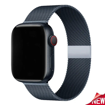 milanese Loop Band for apple watch Strap Ultra 49mm 45mm 44mm 41mm 40mm Metal Wristband bracelet iwatch series 9 8 7 6 5 4 3 SE