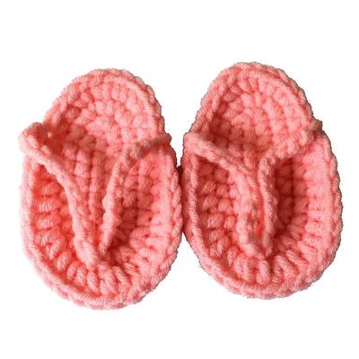 Newborn Photography Props Mini Crocheted Babies Slippers Photo Tools W3JF