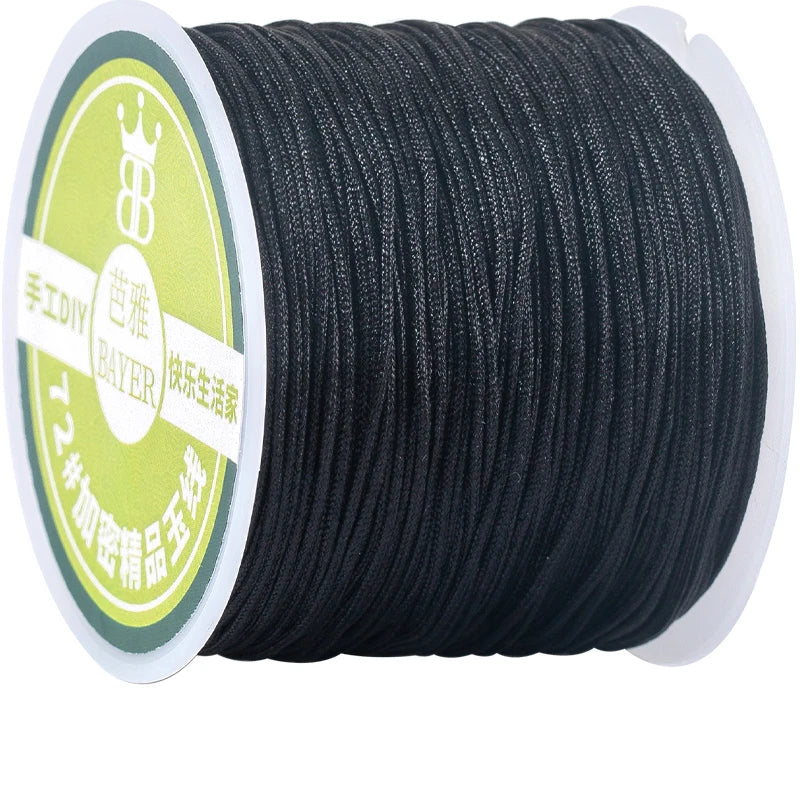 10meters 0.8mm Nylon Thread Cord Macrame Rope Bracelet Braided String For DIY Tassels Beading String Jewelry Making Accessories