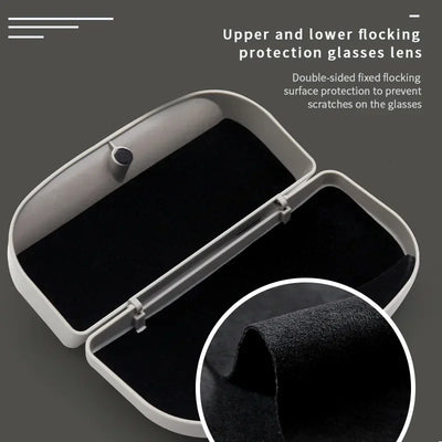 UNIVERSAL CAR VISOR GLASSES BOX – MULTIFUNCTIONAL MAGNETIC REUSABLE SUNGLASS HOLDER, AUTO ACCESSORIES
