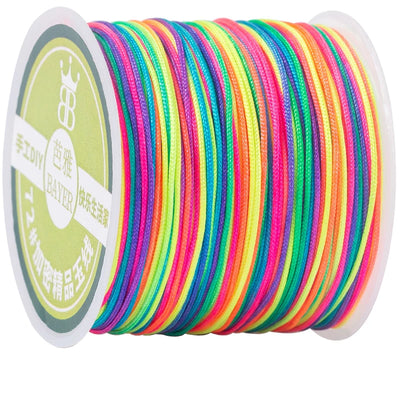 10meters 0.8mm Nylon Thread Cord Macrame Rope Bracelet Braided String For DIY Tassels Beading String Jewelry Making Accessories