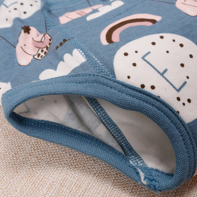 100% Cotton Baby Training Pants 4 Layers Washable Diaper Learning Pants Infant Cotton Shorts Underwear