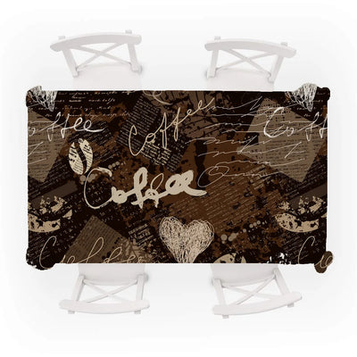 Tablecloth Model Retro Coffee Waterproof dining table Nauble Ceremony Decoration Rectangular tablecloth Kitchen Textile For the