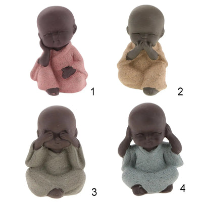 Ceramic Small Buddha Statue Figurine Mirror Pendant Car Buddha Hanging Ornament Car ation Car Accessories