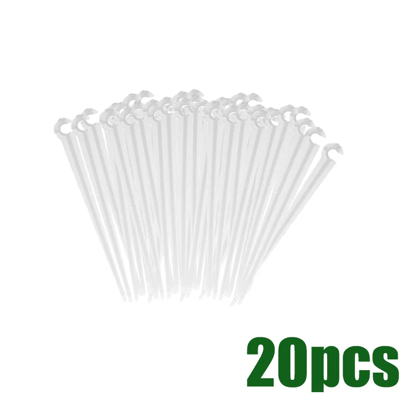 Transparent 1/4'' Bend Arrow Dripper Regulating Micro Drip Irrigation Kit Garden Water Connector 4/7mm Hose Dripper Greenhouse
