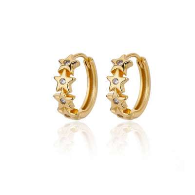 Stainless Steel Rabbit Butterfly Earrings for Women Gold Color Hoop Earrings 2024 Trending Aesthetic Jewelry pendientes mujer