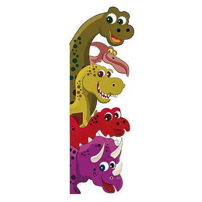 Funny Probe Dinosaur Room Decor Wall Decals Behind The Door Stickers Kids Bedroom Living Room Children Nursery Mural Wall Art