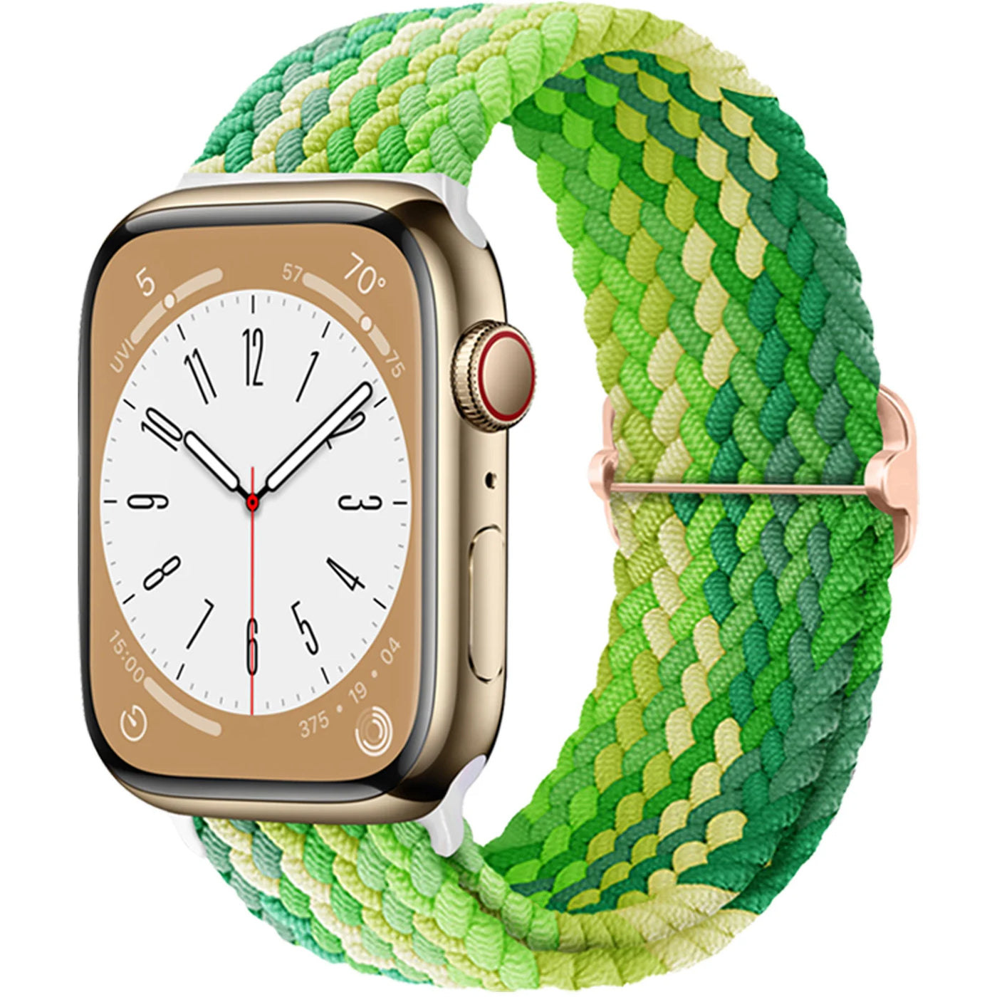 Braided Solo Loop For Apple watch band 44mm 40mm 49mm 45mm 41mm 46mm Elastic bracelet iWatch series 8 3 se 6 Ultra 2 9 10 straps