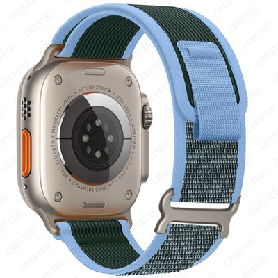 Trail Strap For Apple Watch Ultra 2 Band 49mm 45mm 44mm 42mm 40mm 41mm 38mm Nylon bracelet correa iwatch series10 9 8 7 6 5 4 SE