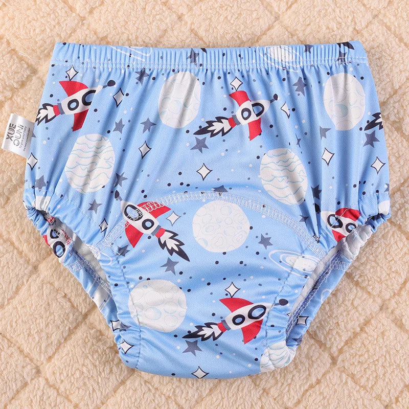 BABY COTTON TRAINING PANTS – WATERPROOF REUSABLE CLOTH DIAPERS FOR TODDLERS BABY UNDERWEAR NAPPIES