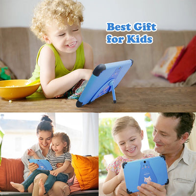 Used Tablets 7'' Android Children Tablet  2GB 32GB 4-Core Tablet for Kids 1024x600 IPS Dual Wifi 5G 3000mAh NO Tab Holder