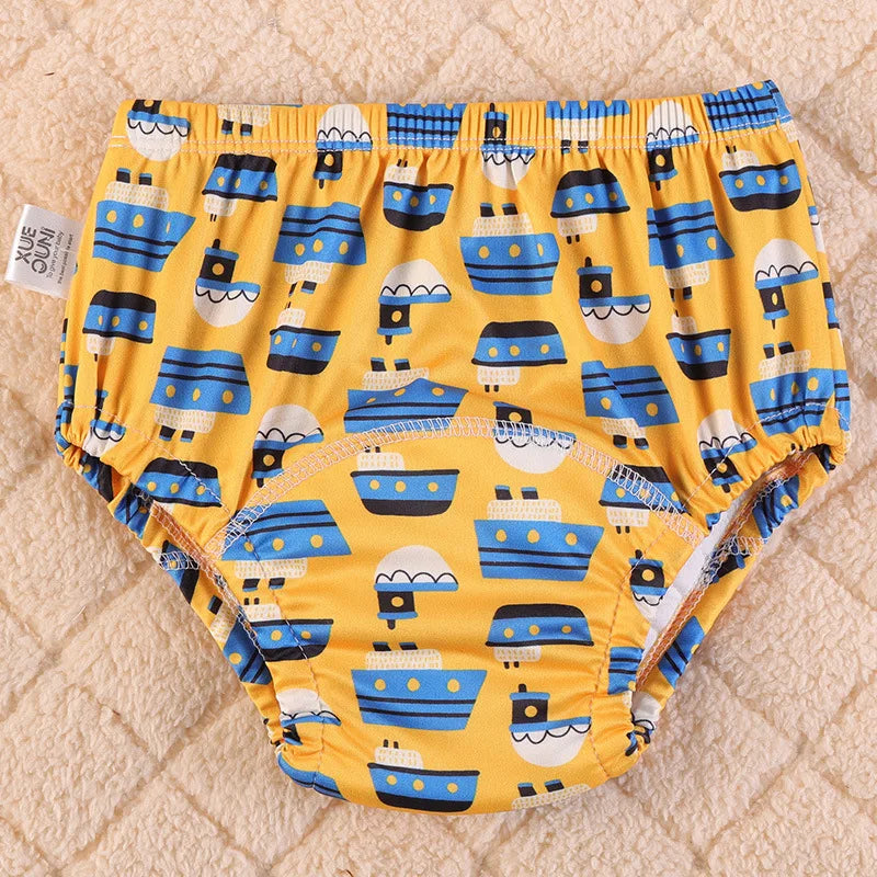 BABY COTTON TRAINING PANTS – WATERPROOF REUSABLE CLOTH DIAPERS FOR TODDLERS BABY UNDERWEAR NAPPIES