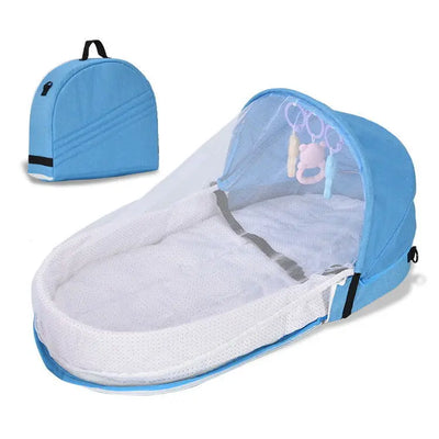 Convenient Folding Baby Crib for Outings and Traveling with Pressure Resistance