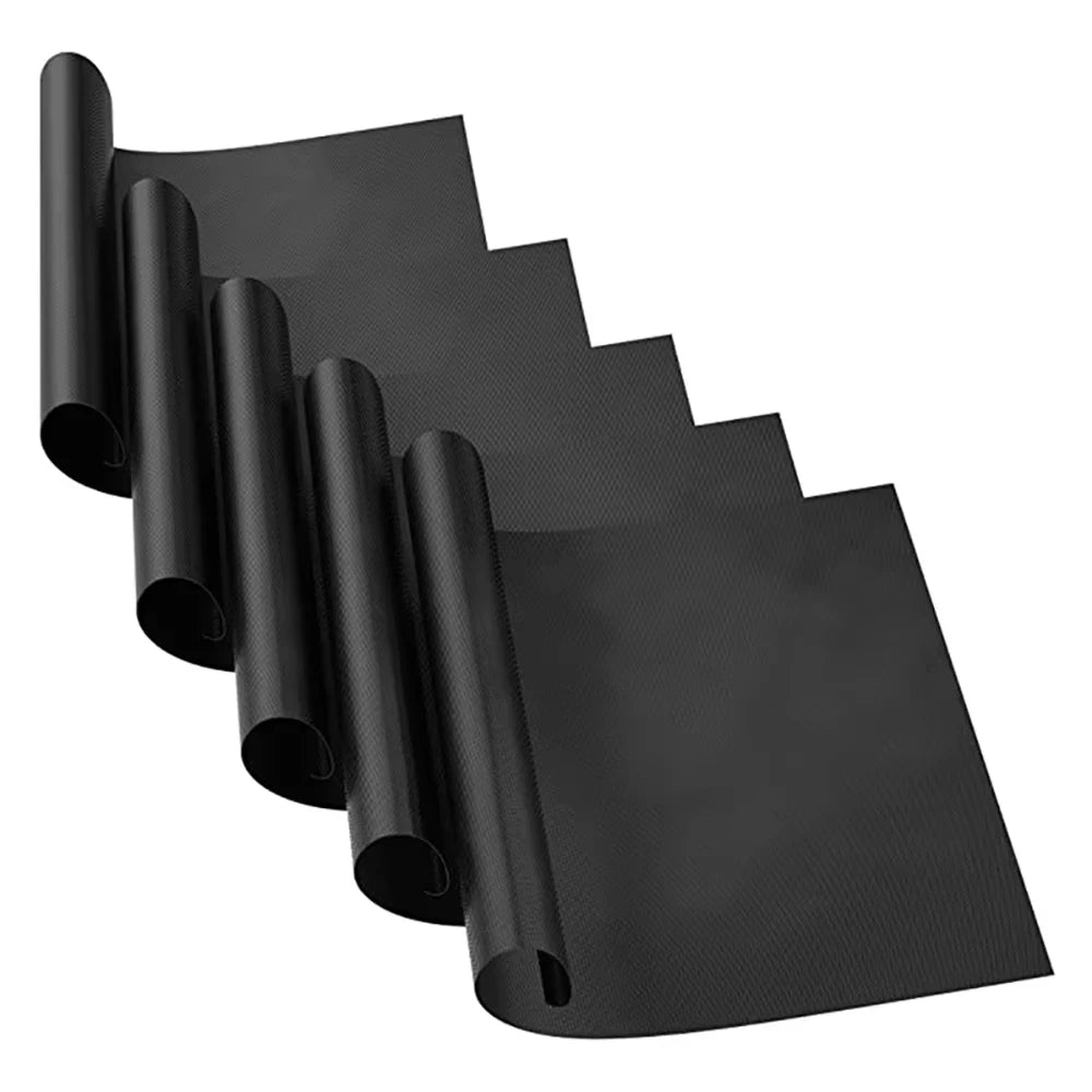 BBQ Baking Cooking Baking Mat Oven Reusable Non-stick Protective Mat Outdoor Indoor Suitable for Heat Resistant Grill Mat