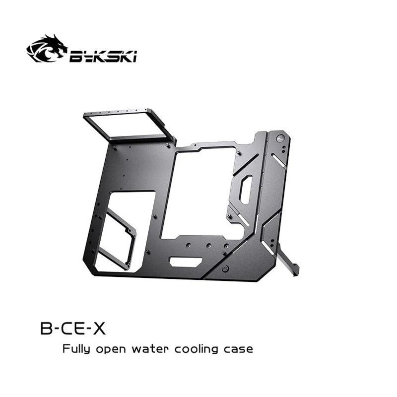 Bykski ATX Open Frame Panoramic Viewing Gaming Computer Case DIY Full Aluminum Water-Cooled Chassis B-CE-X