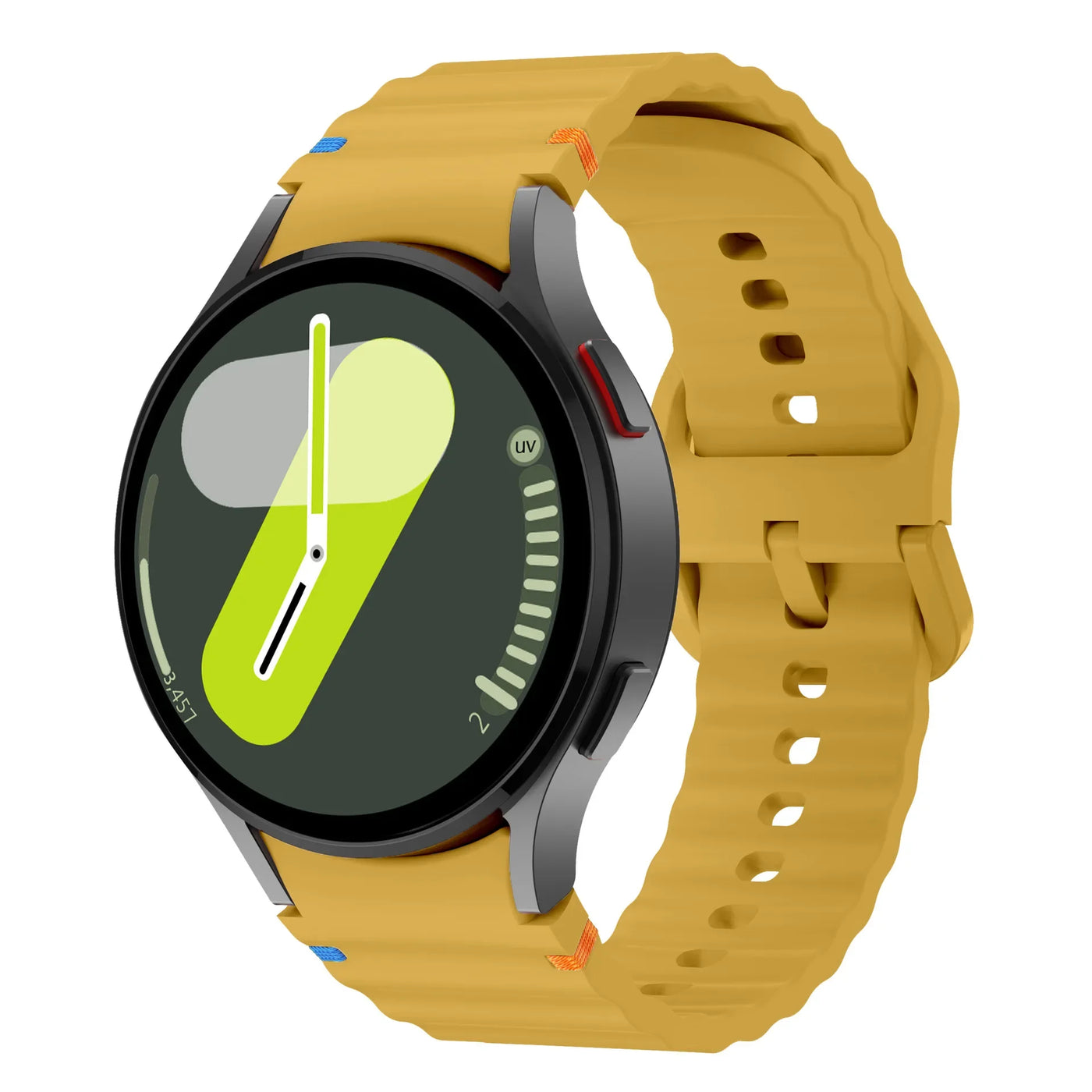 Original Silicone band for Samsung Watch 7 6 5 pro 44mm 40mm 45mm FE Sport Bracelet For Galaxy Watch 6Classic 43mm 47mm Strap