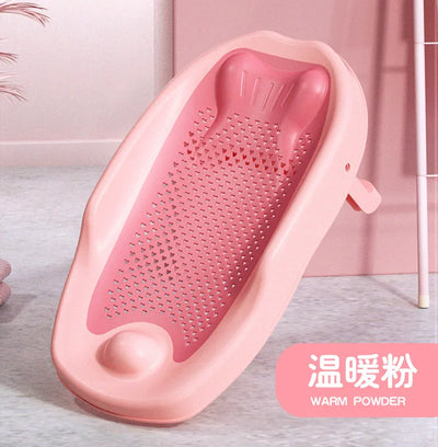 Baby Shower Rack Can Sit and Lie Down, Baby Bathtub Anti Slip Mat, Newborn Shower Net Universal Bath Bed Holder