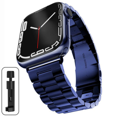 Stainless Steel Strap For Apple Watch 46mm Ultra 49mm Metal Wristband Bracelet For iWatch 10 9 8 5 4 SE 42mm Business Watchband
